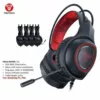 1 CASQUE MICRO GAMING FANTECH HG16 SNIPER 7.1 / NOIR & ROUGE