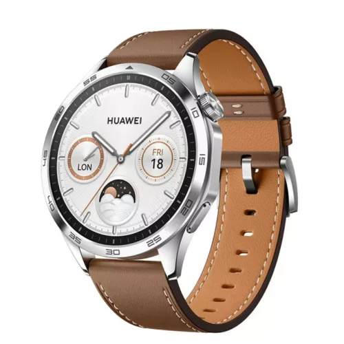 montre-connectee-huawei-watch-gt4-46-mm-marron MONTRE CONNECTÉE HUAWEI WATCH GT4 46 MM MARRON