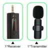 Microphone sans fil compatible avec Smartphone camera k35