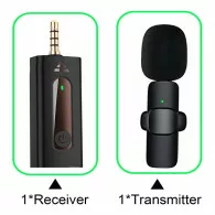 Microphone sans fil compatible avec Smartphone camera k35
