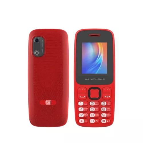 telephone-portable-geniphone-a4-mini-rouge Téléphone Portable Geniphone A4 Mini Rouge
