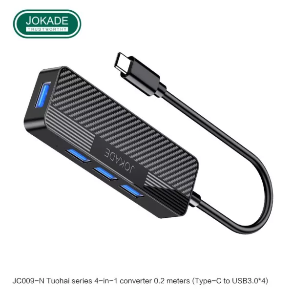 JOKADE JC009-I TUOHAI series 4-in-1 converter (USB3.0*4)
