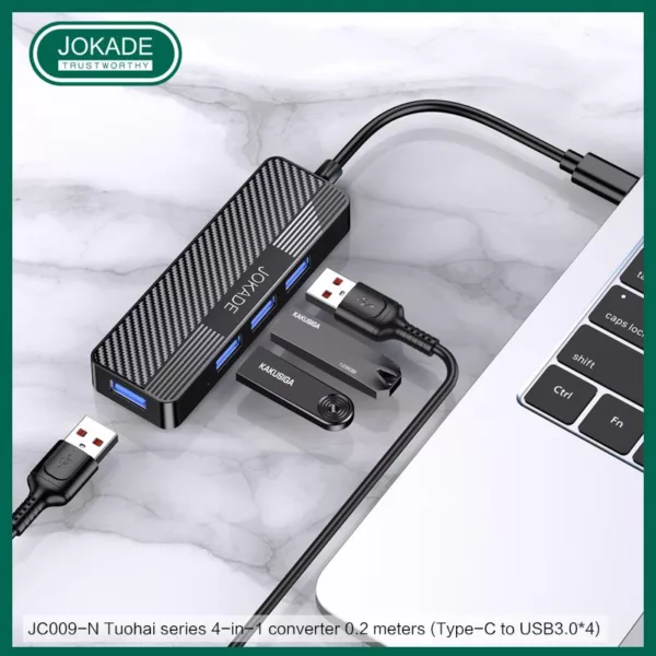 JOKADE JC009-I TUOHAI series 4-in-1 converter (USB3.0*4)