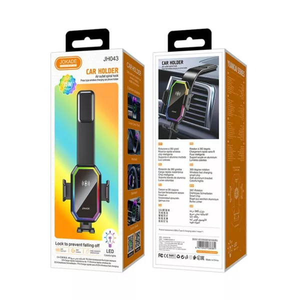 Soporte Jokade «JH043» Magnético de Carga Rápida para auto