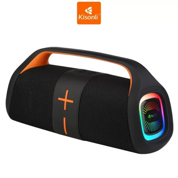 01 Haut-parleur Sans Fil Kisonli K12 – Puissance 20W & Éclairage RGB