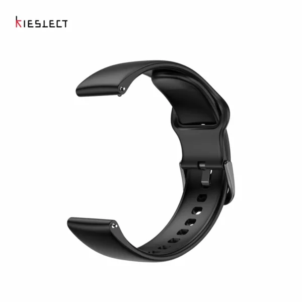 Kieslect 22MM Black Silicone Strap