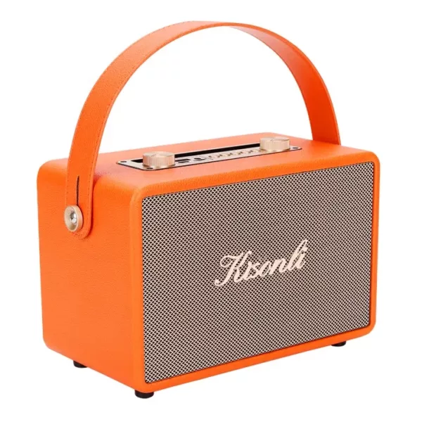 Kisonli G106 20W 1800mHh intérieur et extérieur en bois son Surround en bois haut-parleur Portable sans fil