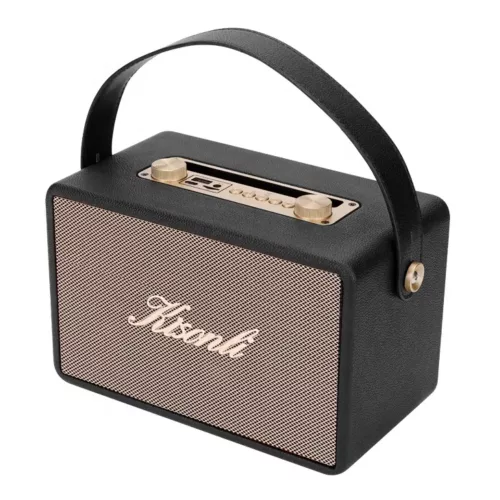 Kisonli G106 20W 1800mHh intérieur et extérieur en bois son Surround en bois haut-parleur Portable sans fil