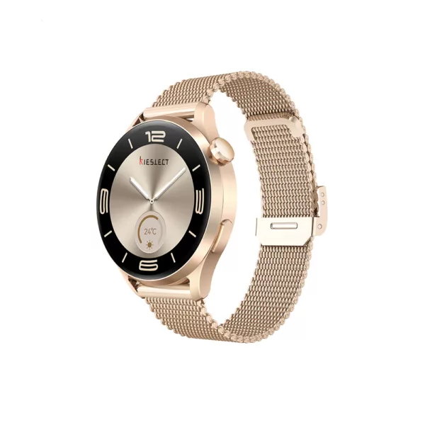 Kieslect-Lora-Reno3-03 Montre Connectée Kieslect Lora Reno 3 Gold