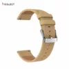 Kieslect 22MM Khaki Suede Leather Strap