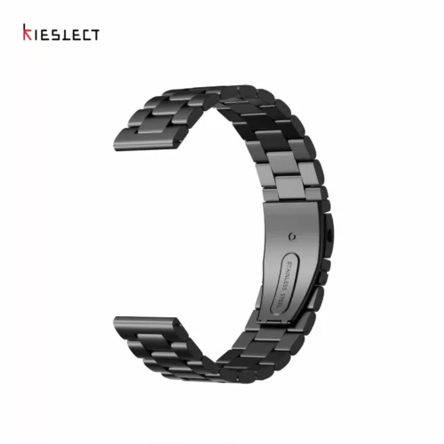 Kieslect 22MM Black Metal Strap