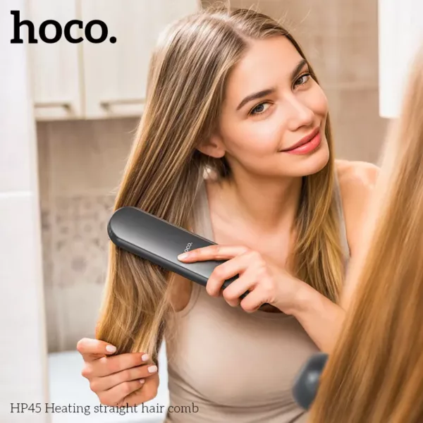 Brosse Lissante Chauffante HOCO HP45 – Technologie Céramique