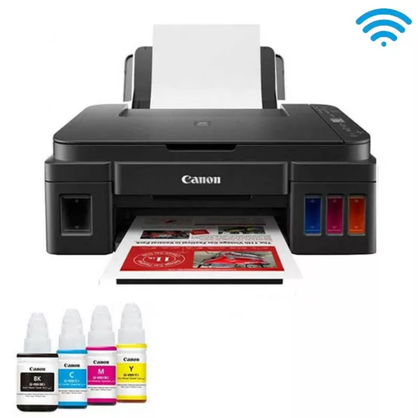 Imprimante à Réservoir Intégré Canon Pixma G3410 3en1 Couleur Wi-Fi Noir